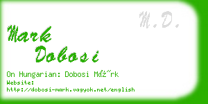 mark dobosi business card